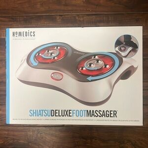 NWT HoMedics Shiatsu Deluxe Foot Massager